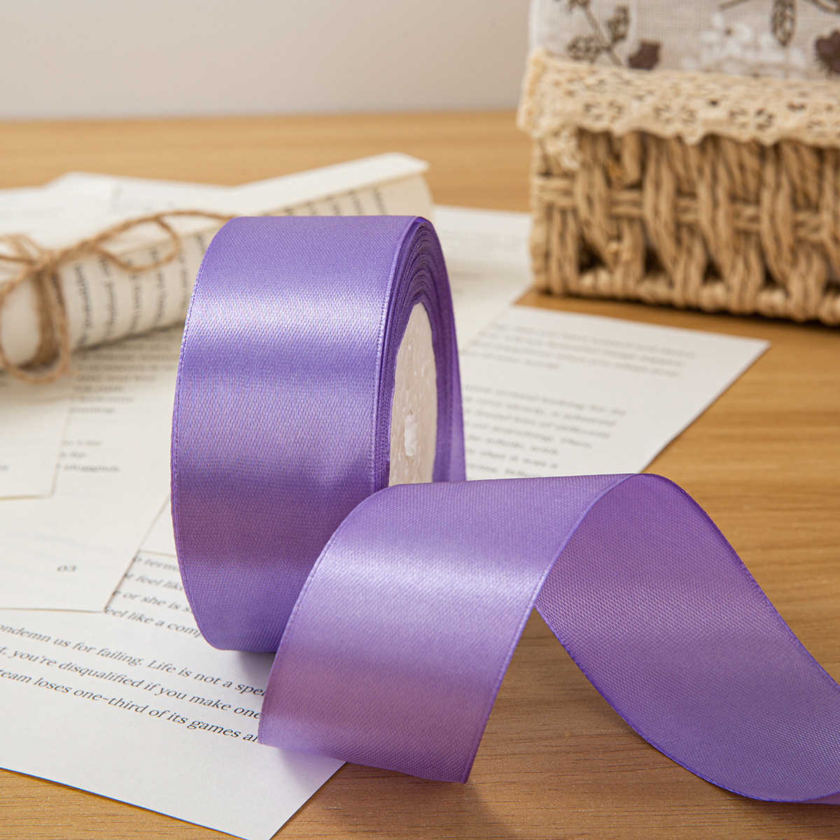 Cinta de 4cm cinta hecha a mano material de flor de rosa de bricolaje cinta de satén material de lazo cinta floral embalaje de regalo