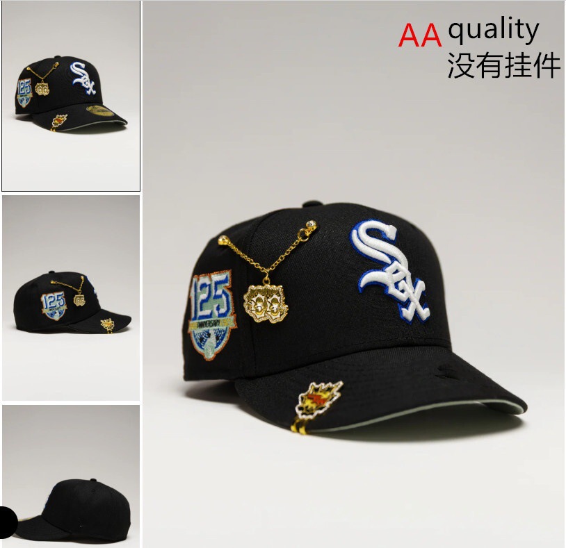 Comercio exterior transfronterizo al por mayor 2026 AA gorra de boca de pato bordado tridimensional ajustable gorra de hip-hop Yankees Dodgers