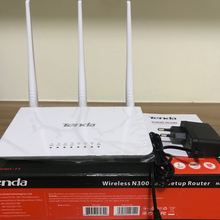 英文版腾达F3三天线300M无线路由器WiFi欧规、美规、英规塑封包装