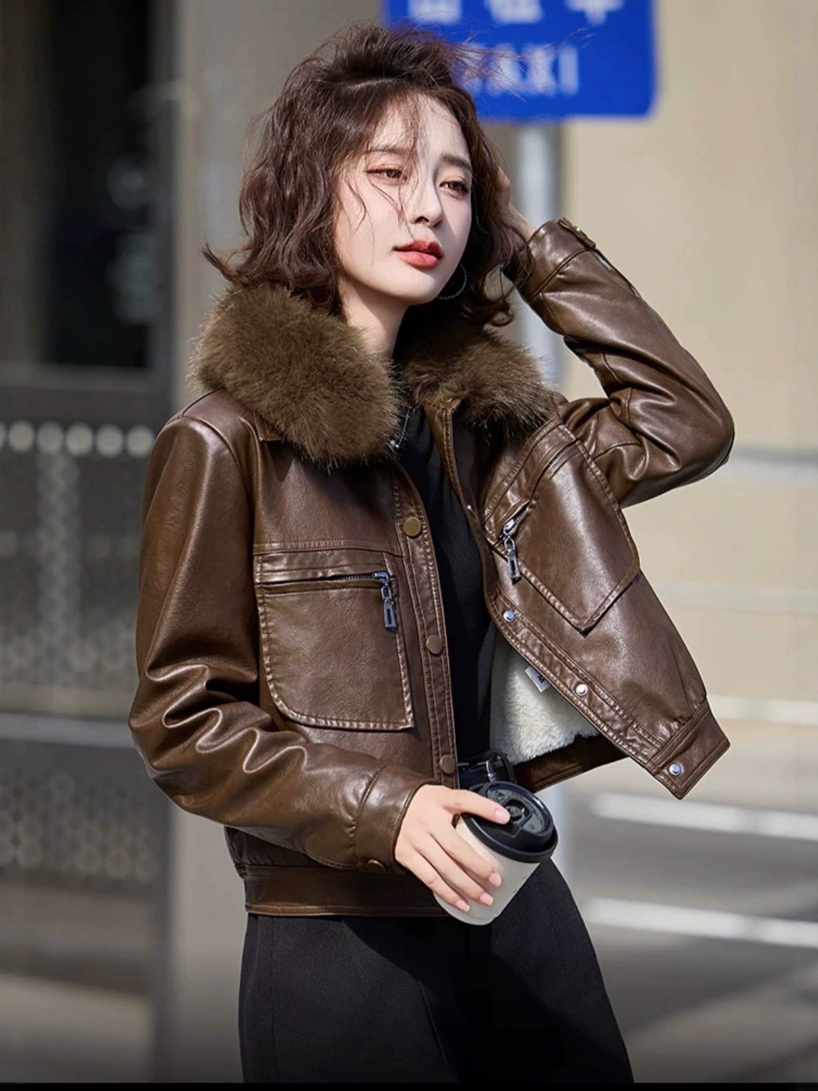 Keep warm detachable jacket, for teenagers