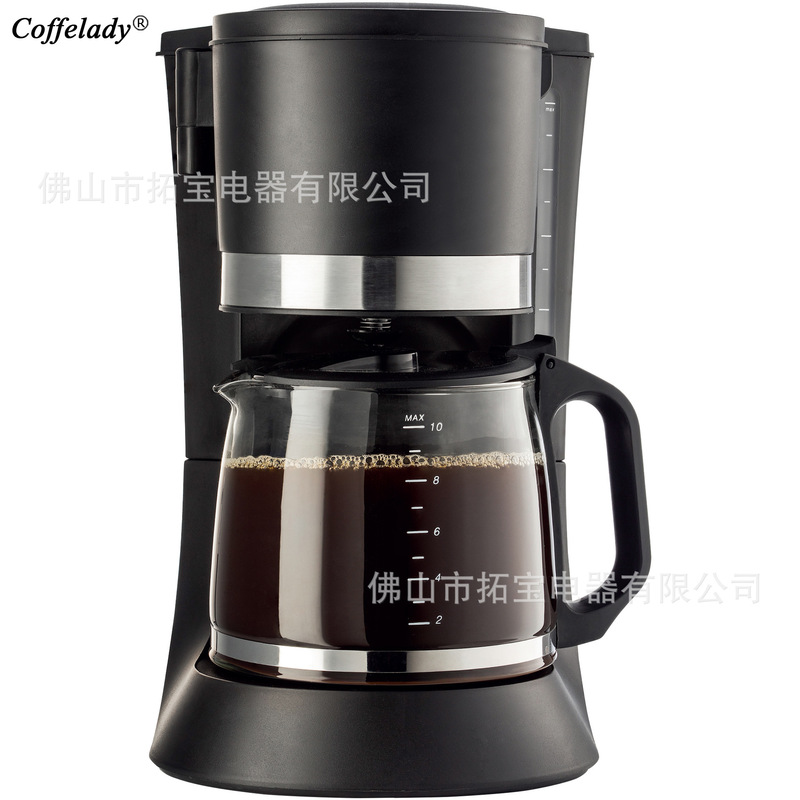 Coffelady 1.2L Drip Coffee Machine with Removable Filter and Bracket Automatic Heat Preservation Function