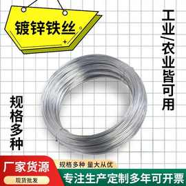 镀锌丝冷拉丝建筑工地绑丝大棚葡萄架金属丝铁丝线8号防锈冷拔丝