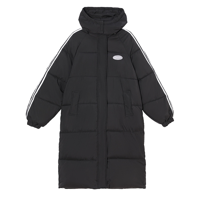 Dameskleding winterjassen jas voor dames winter nieuw lang los college stijl paar all match capuchon verdikte katoenen jas_voghion.com