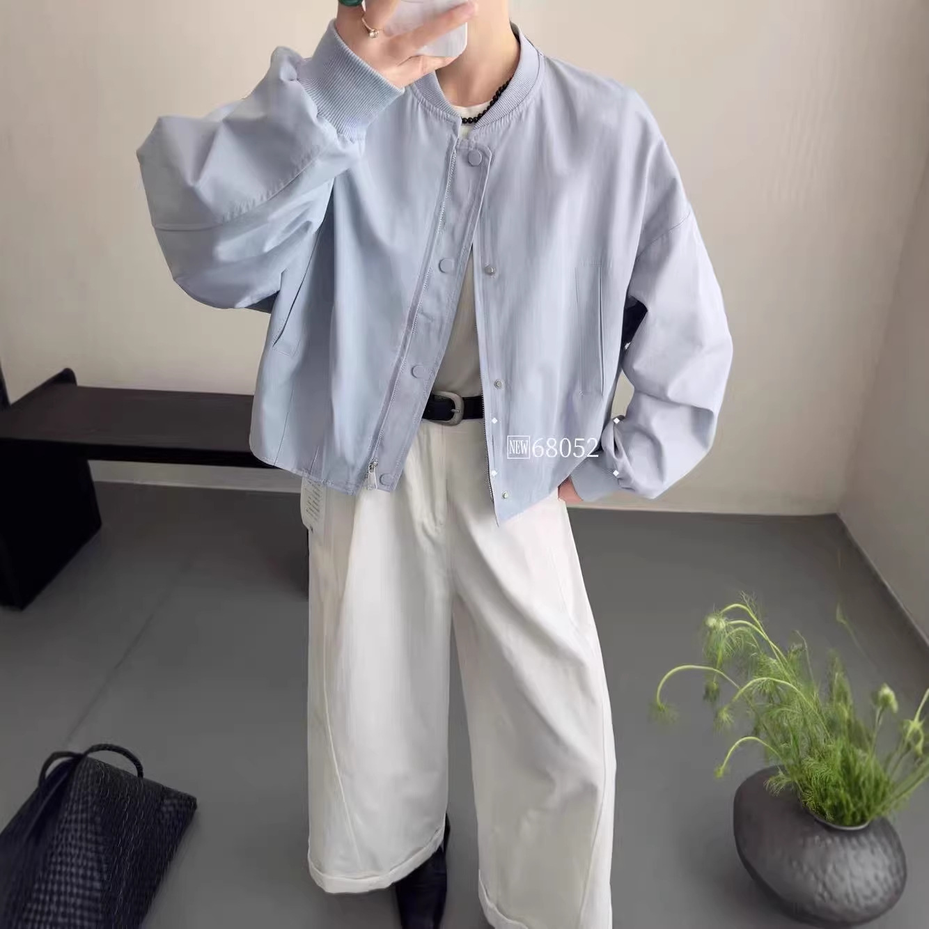 Women's Stand Collar Baseball Jacket Short Jacket 2026 Spring New Fashion Loose Versatile Temperament Casual Jacket Top Trendy