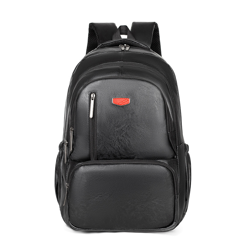 2025 nueva mochila de gran capacidad, color sólido, anti-salpicaduras de agua, ocio, mochila escolar para estudiantes de secundaria, mochila de viaje de negocios