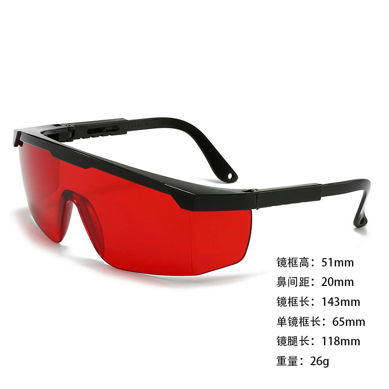 ANSIZ87 Gafas EN166 salón de belleza láser rojo verde azul soldadura eléctrica negro IPL gafas OPTE depilación ligera