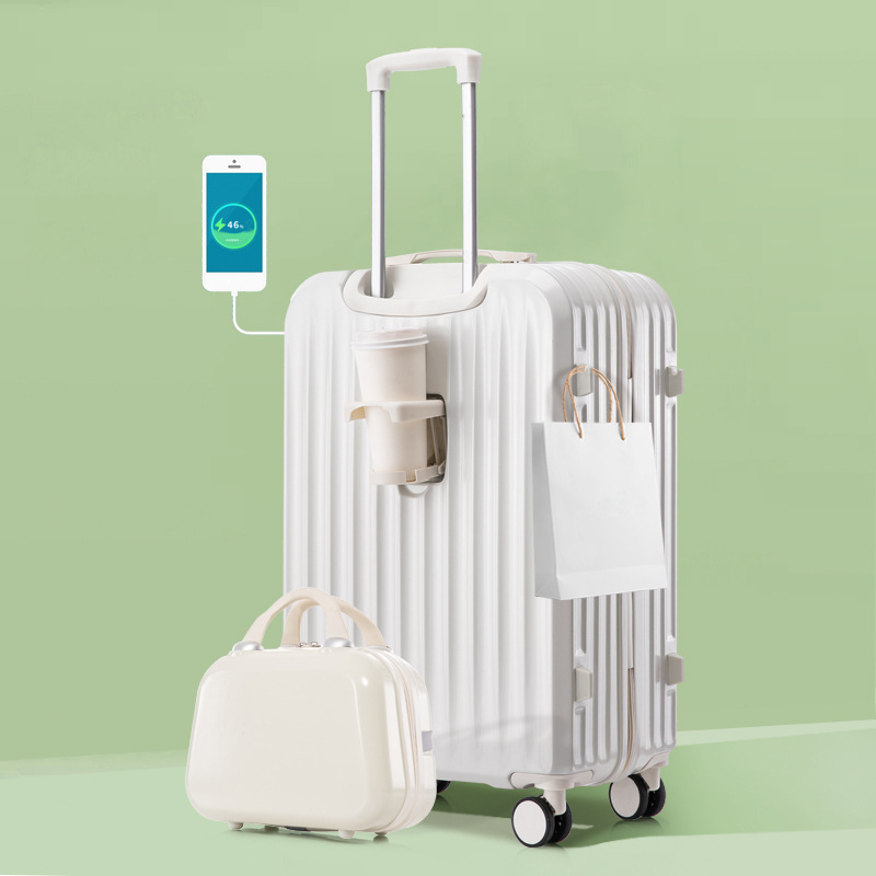 [Fábrica de selección estricta] maleta de explosión multifuncional rueda universal silenciosa de 22 pulgadas caja de cifrado caja de tirón