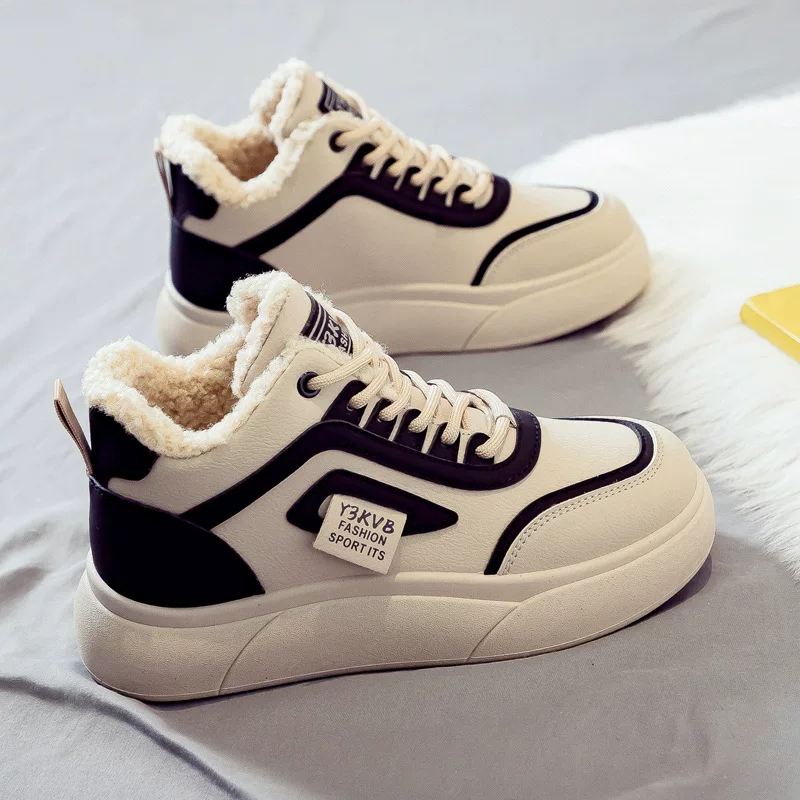 Warm high shoes, keep warm universal winter boots platform