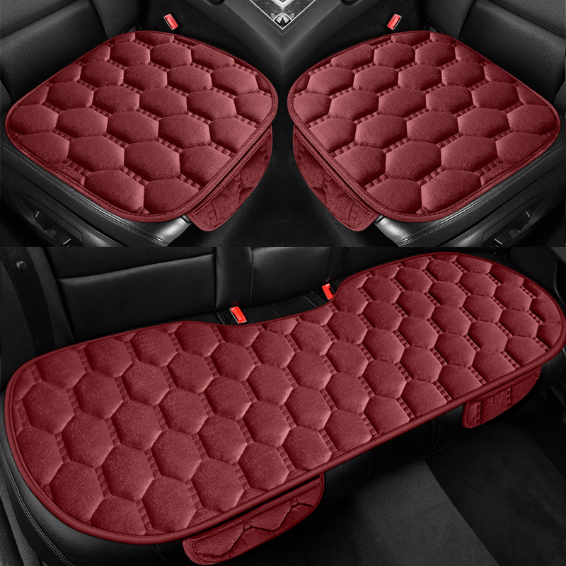 Winter Short Plush Car Seat Cushion Universal Seat Cushion Cross-Border E-Commerce Hot-Selling Single-Piece Seat Cushion Full Car Seat Cover Five Seats