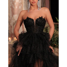 D 27315 Mesh lace sheer tube dresses ��ɴ��˿͸�ӹ���ȹ