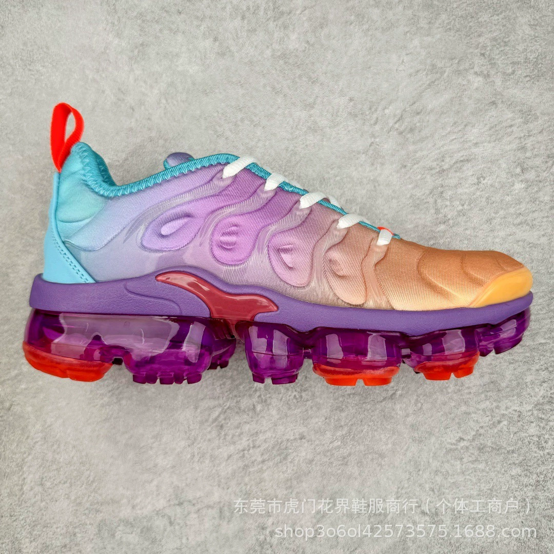 Новая цветовая палитра 2025 Vapormax Plus мужские крупногабаритные кроссовки, амортизирующие ударостойкие износостойкие нескользящие беговые кроссовки