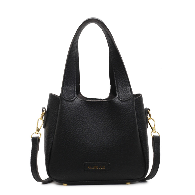 Bolsa de mano ocio transfronteriza versátil para mujeres 2025 nuevo estilo popular retro bolso de cubo de alta calidad simple mochila