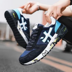 鹿城裏通り男性運動ファッションレジャー潮流快適通気軟底ランニング靴25202-7