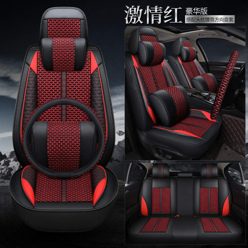 Modelə uyğun (Original) oturacaq örtükləri: Honda Seat Cover for - red