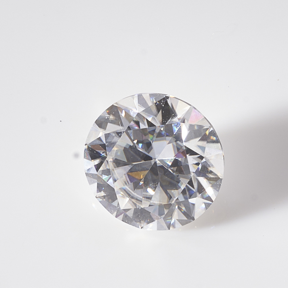 Piedra de moissan al por mayor ocho corazones ocho flechas ultra blanco color DEF VVS1 blanco redondo piedra de moissan desnuda