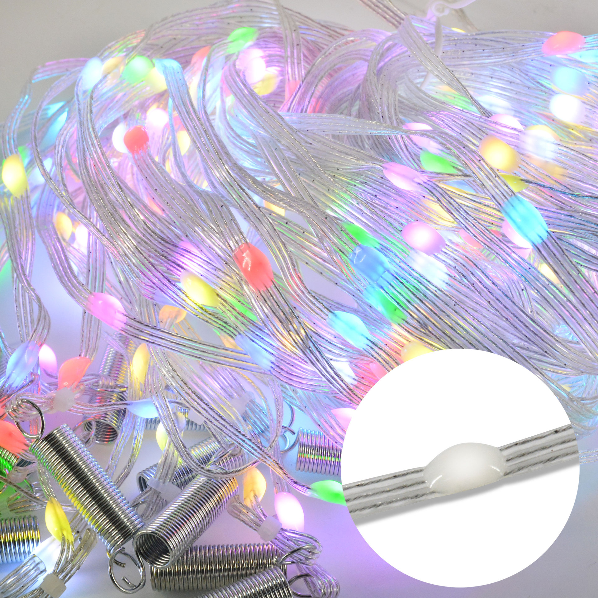 厂家直销LED景观灯 圆锥塔圣诞树灯串室内外景观点控RGB造型灯