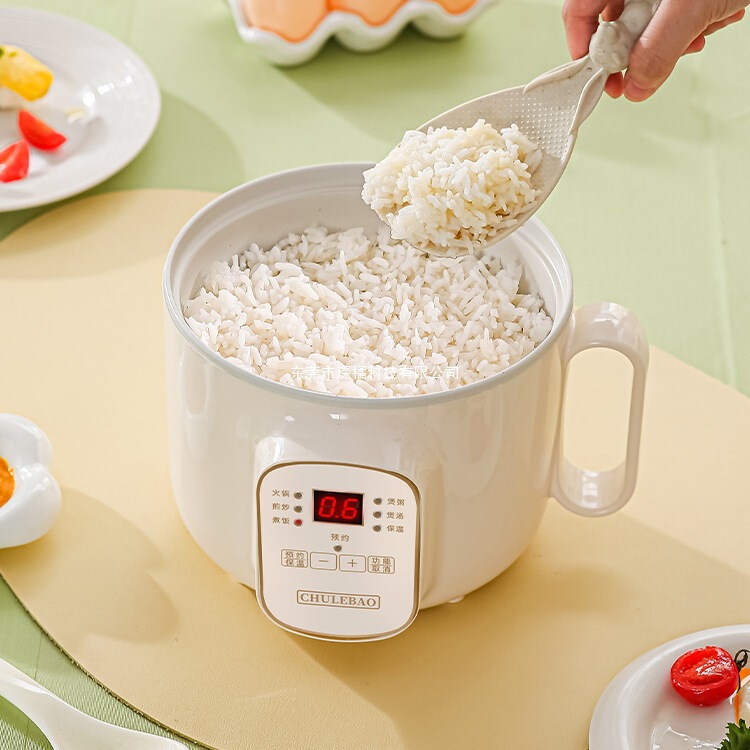 セラミック釉ミニ炊飯器 1-2人用 3-4人用 多機能炊飯器 スマートおかゆ・スープ・ご飯・蒸しオールインワン|undefined