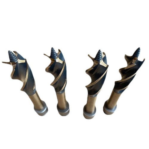 Electric screwdriver drill wood router chuck extended four-flute drill template hole opening extended twist drill deep hole drill opener