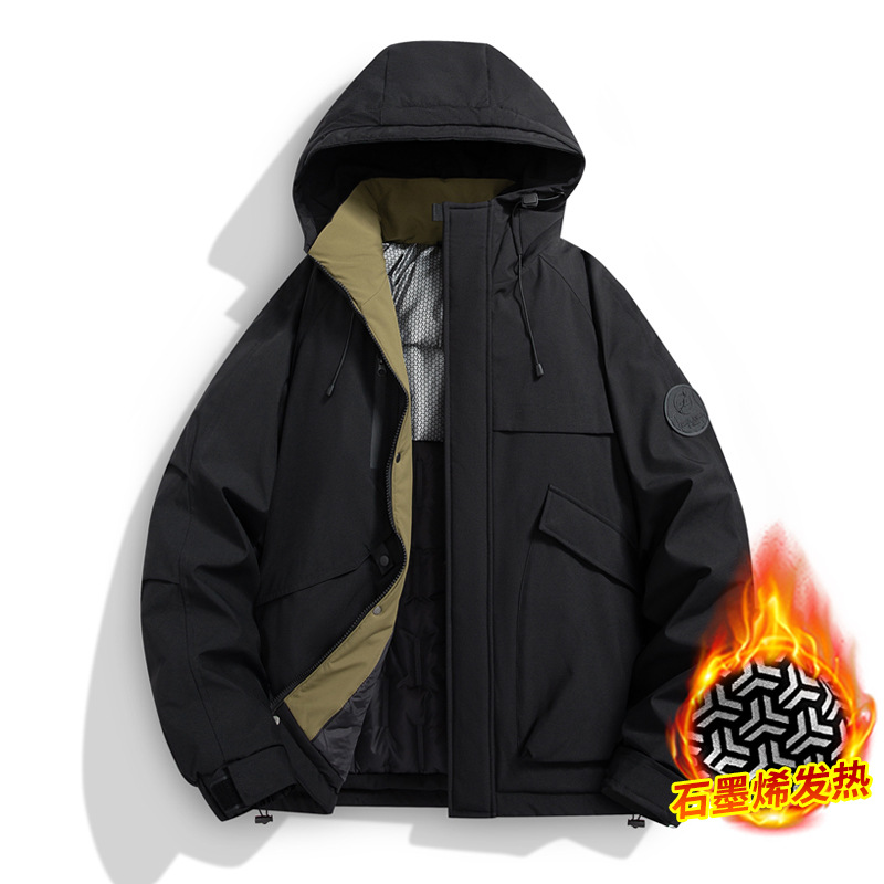 Pares de grafeno trajes de asalto ropa de algodón hombre y mujer ropa de algodón suelta pie sobre la chaqueta de algodón puede hacer LOGO