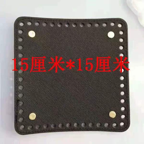 Square, black, 15 cm