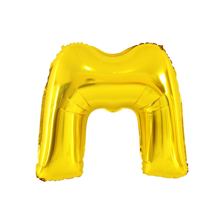 32 pulgadas 40 pulgadas 16 pulgadas inglés carta globo de aluminio fiesta de cumpleaños decoración de la boda papel de aluminio globo escena diseño