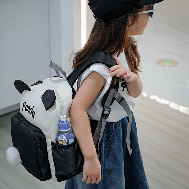 Mochila de lona de color de contraste de jardín de infantes 2023 temporada escolar