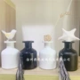 无火大肚黑色白色香薰瓶