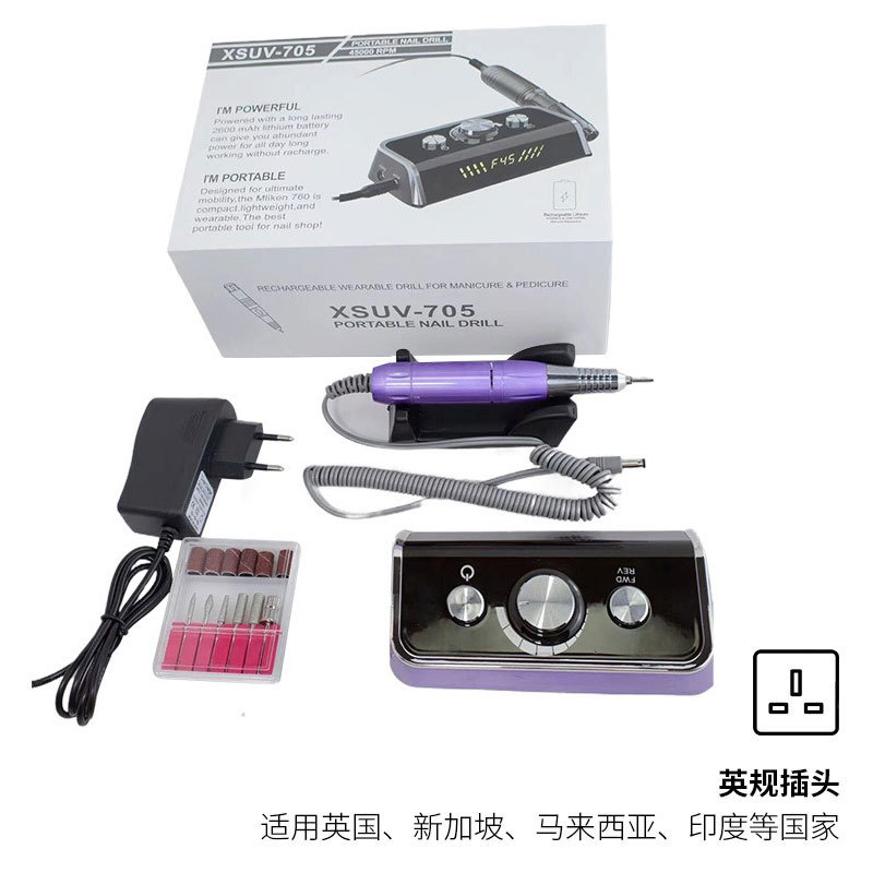 Nuevo amolador de uñas de escritorio amolador de almacenamiento de pantalla 45000RPM amolador de uñas profesional de descarga transfronterizo