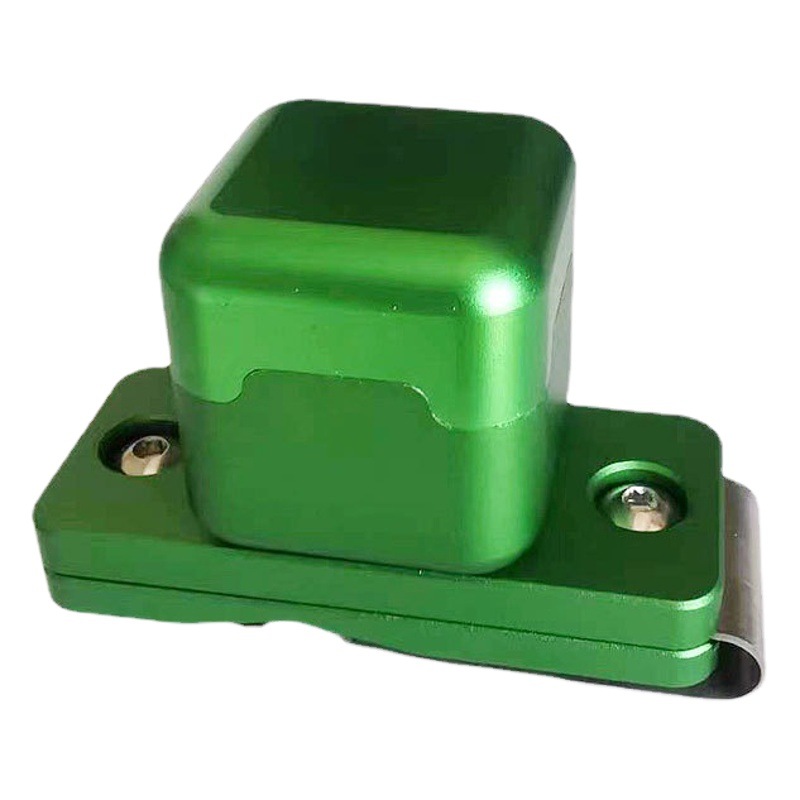 Cinturón cuadrado de aluminio hebilla tipo chocolate tapa metal chocolate clip traje billar varilla cuero cabeza accesorios suministros de billar