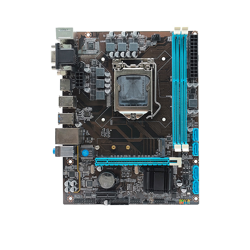 H110 Ddr3 Desktop Motherboard, 1151-Pin Six, Seventh and Eighth Generation I3 I5 I7 Compatible with Guoshuo