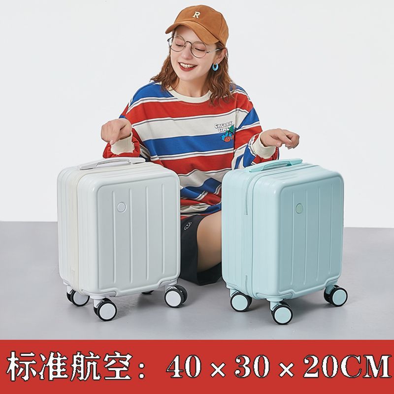 새로운 14 인치 수하물 케이스 20 × 30 × 40 미니 작은 여행 코드 트롤리 케이스