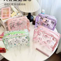 Новый мультфильм Sanrio прозрачная косметическая сумка большой емкости и высокое значение лица