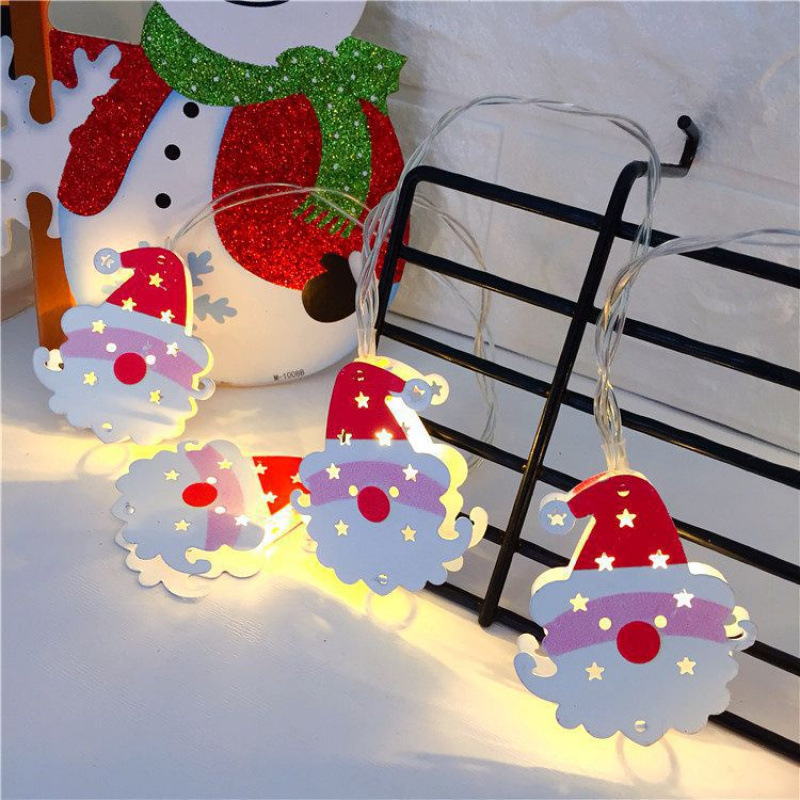 越境LED販売 クリスマスライトストリング 鉄製シリーズ サンタクロース トナカイ 雪だるま アルパカ クリスマスツリー キャンドル|undefined