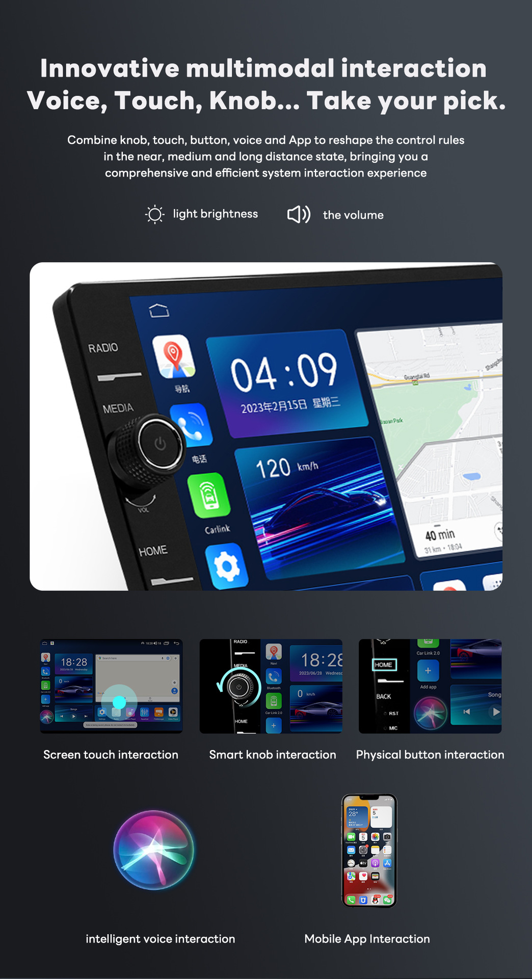 Cross-Border 7/9/ 10inch Android Universal Car Navigation Central Control All-In-One Player Carplay Car Navigation