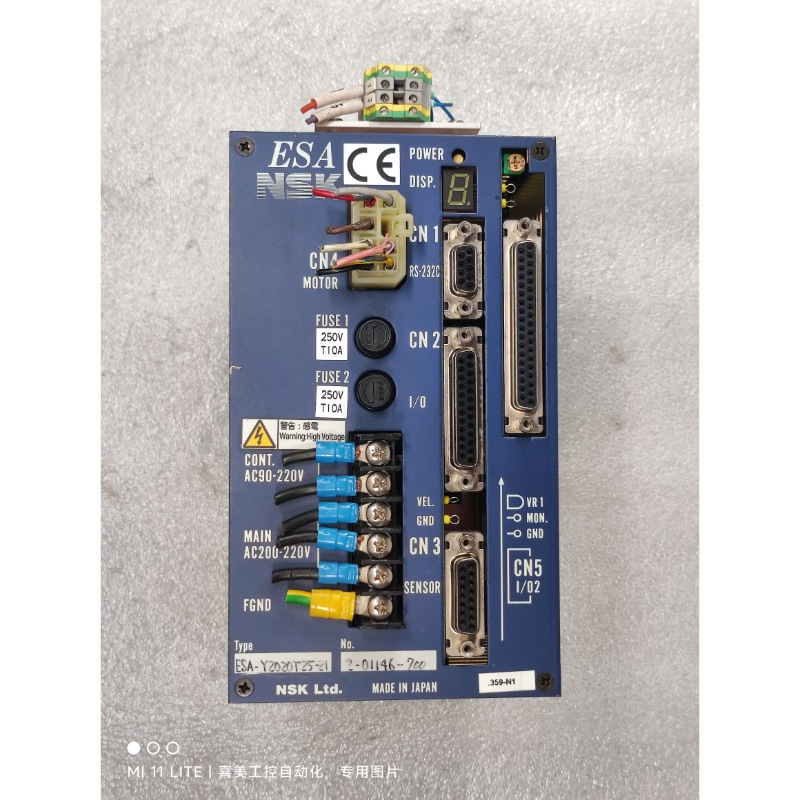 A065*NSK ESA-Y2020T25-21 交流电伺服驱动器电机控制器 原装