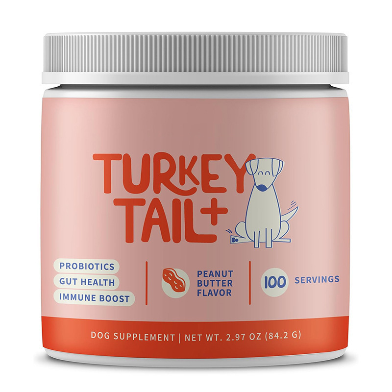 In-Stock Tk Amazon Cross-Border Hot-Selling Peanut-Flavored Pet Turkey Tail Mushroom Powder Turkey Factory Wholesale In-Stock Tk Amazon Cross-Border Hot-Selling Peanut-Flavored Pet Turkey Tail Mushroom Powder Turkey Factory Wholesale