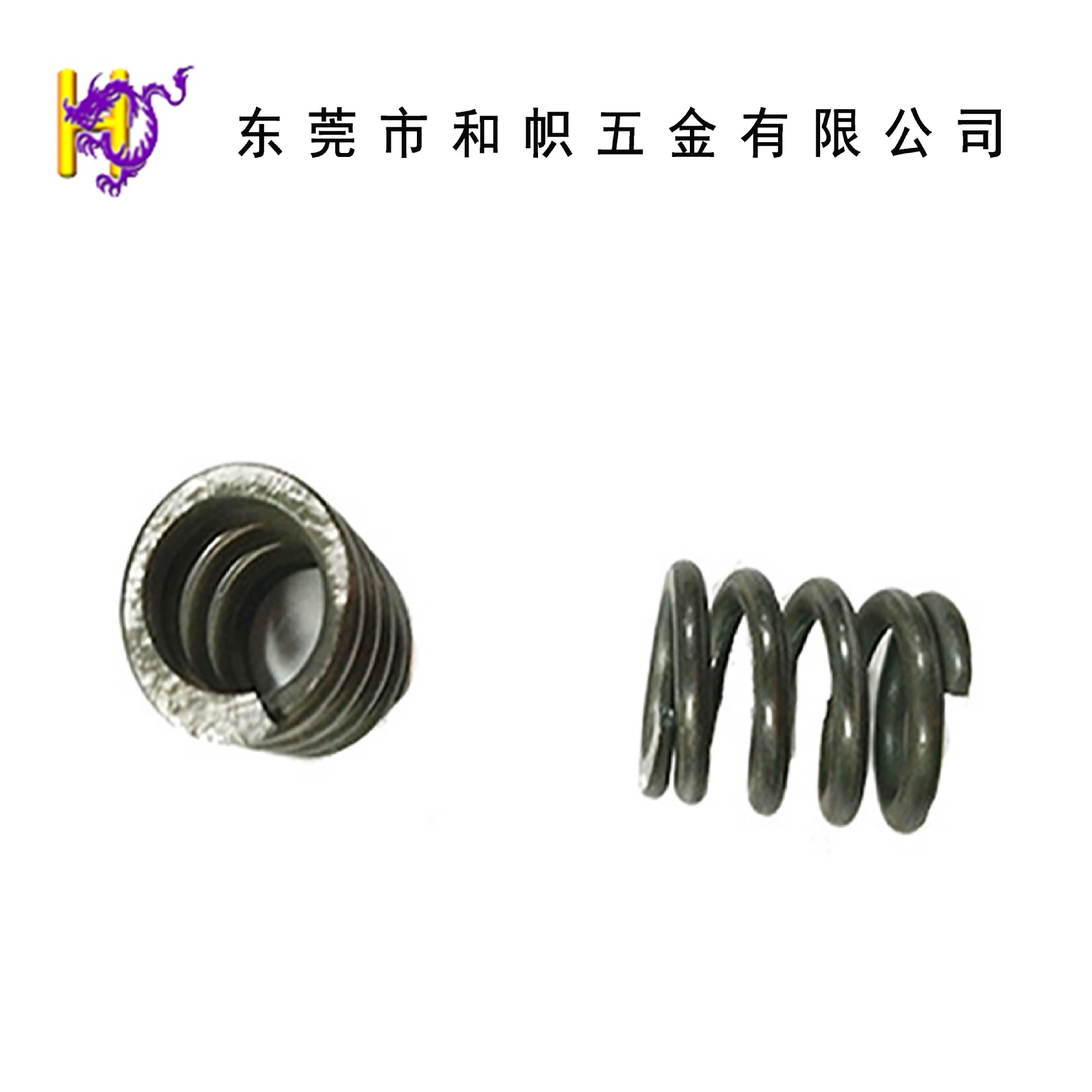 Производитель из Дунгуаня: индивидуальные пружины для автомобильных светильников из углеродистой стали с черным цинковым покрытием, высокой эластичностью и точностью сжатия.