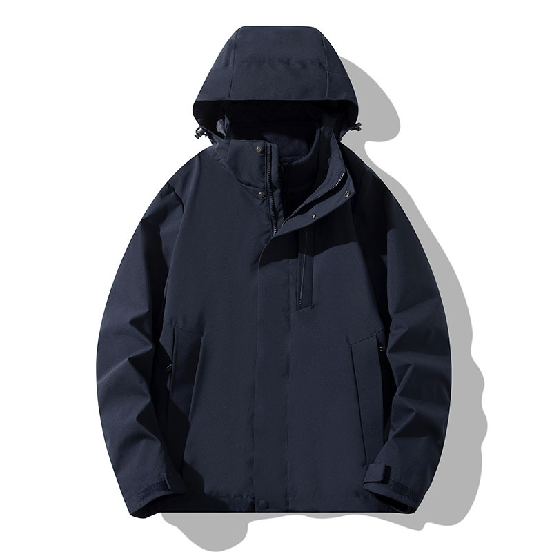 Removable winter waterproof windproof climbing jacket for men and…