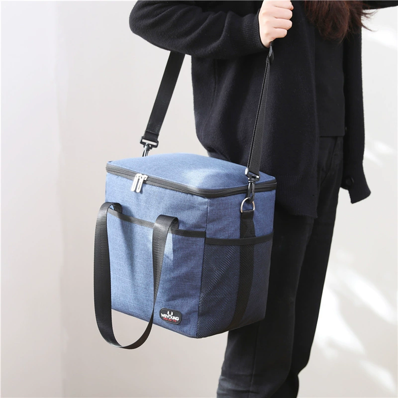 Терм bag для путешествий, ручная карманная сумка для пикника, косметичка, вместительный термос, для импорта, хлопок оксфорд