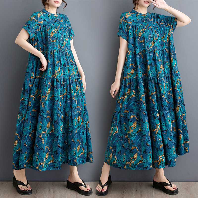  夏  F 大きいサイズ ワンピース