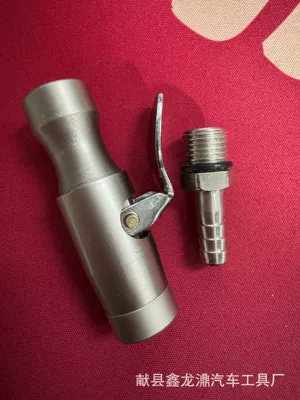 Gauge Inflator Nozzle Tire Pressure Gauge | Air pressure gauge/tire pressure gauge - copper-self-locking-pagoda-8mm-tail-plug-normally-closed