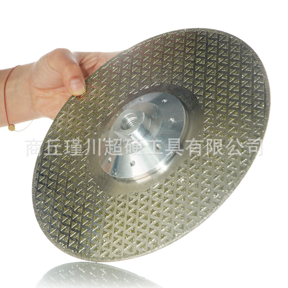 电镀金刚石锯片直径230mm大理石磨盘打磨片满天星切磨一体片