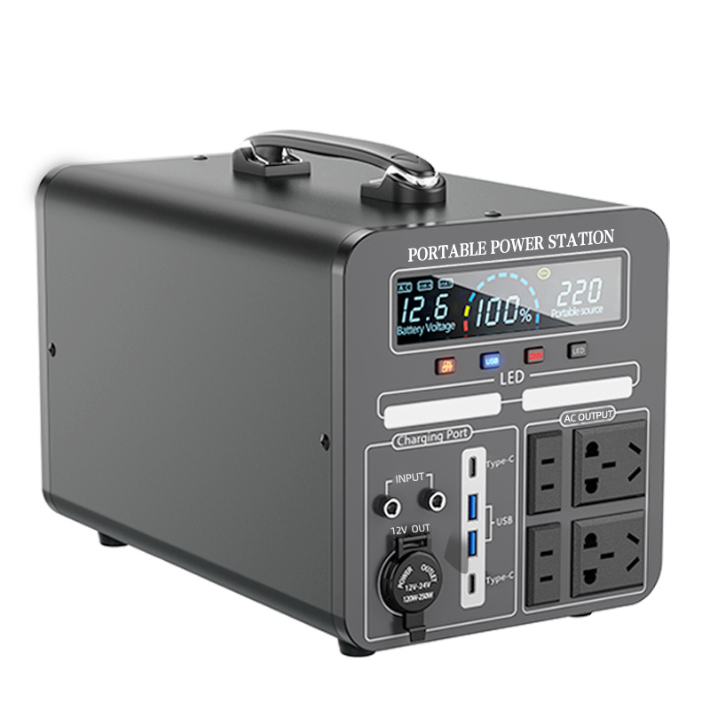 Fuente de alimentación móvil al aire libre 220V de alta potencia de gran capacidad de batería montada en automóviles camping stand hogar almacenamiento de energía fuente de alimentación de emergencia
