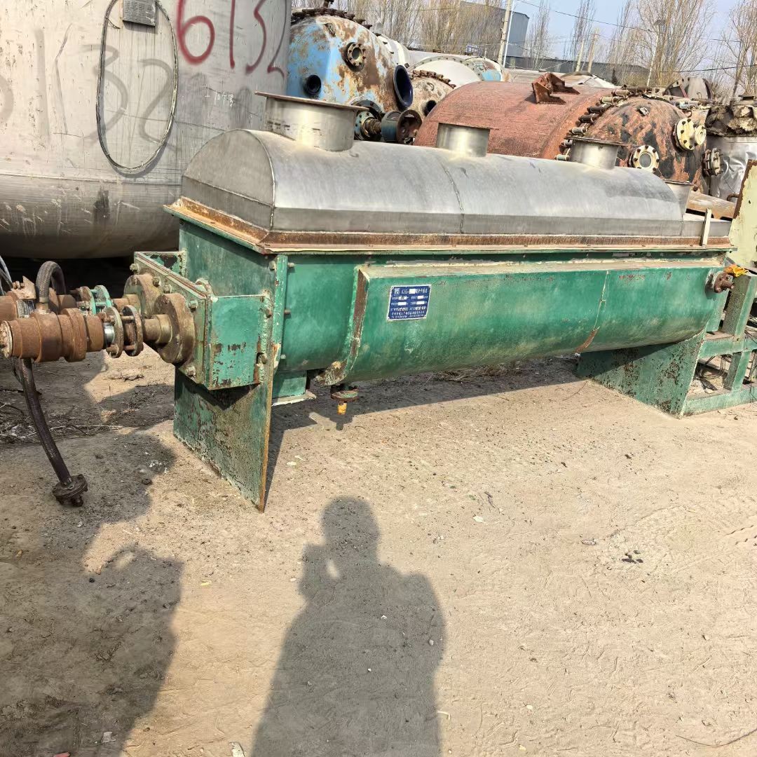 二手干燥机 不锈钢空心桨叶烘干设备 高温型连续式 工业粘稠物料