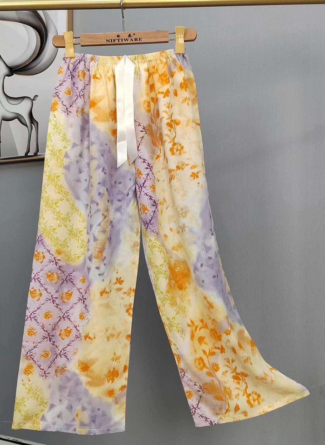 Summer trousers, thin pijama for leisure, Chinese style