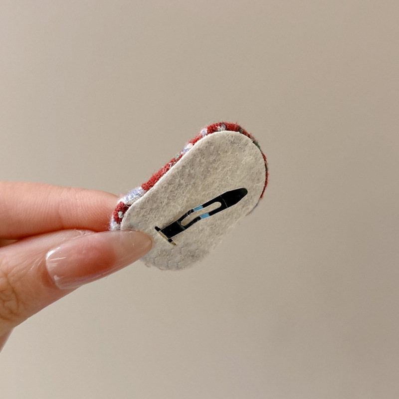 Bebé ultra pequeño clip BB lindos tejido pequeño clip lateral de cabello de niña no daña el cabello de bebés pequeños fijas de cabello adornamiento para el cabello