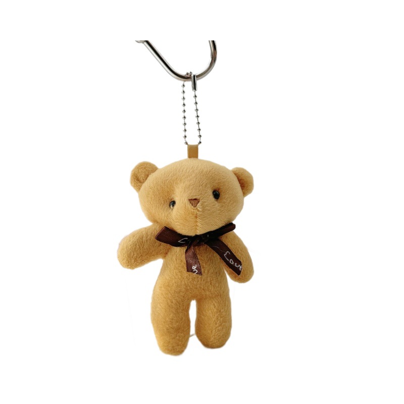 Oso de Peluche Mini con Llavero
