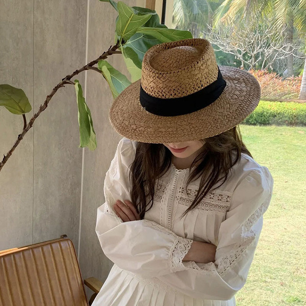 Retro summer sun hat