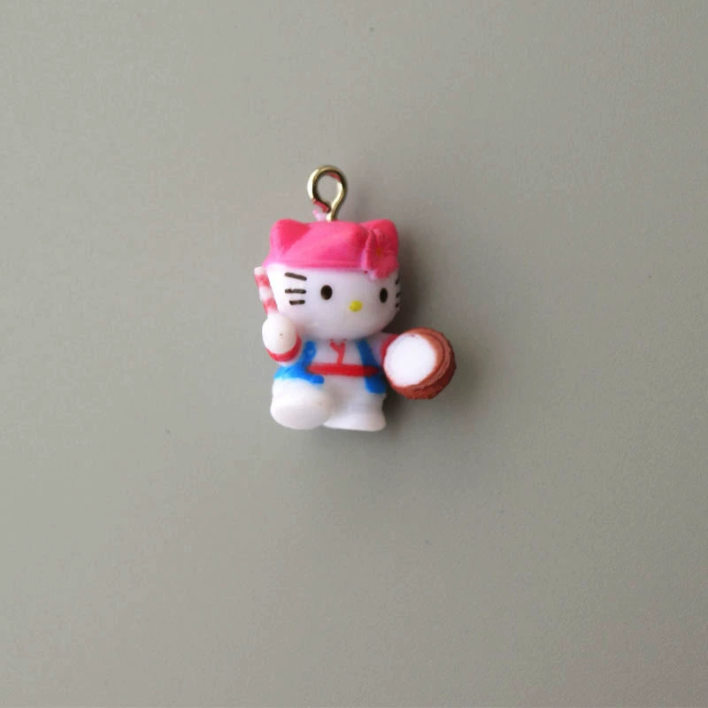 Hello Kitty, маленькая мини-фигура, подвеска, handmade