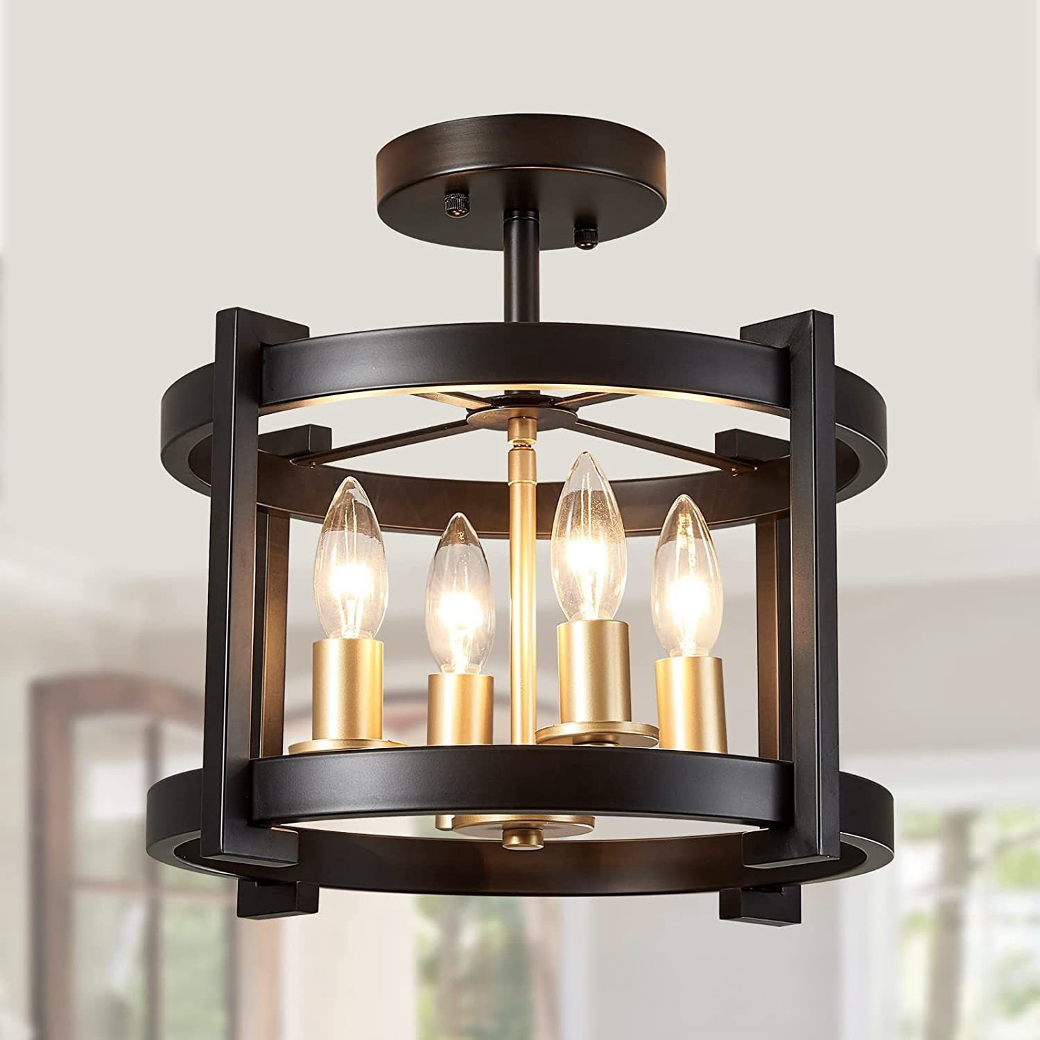 country retro ceiling light for stairs for living room for bedroom